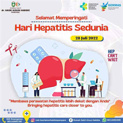 Peringati Hari Hepatitis Sedunia PLT Direktur RS Dr Hasri Ainun