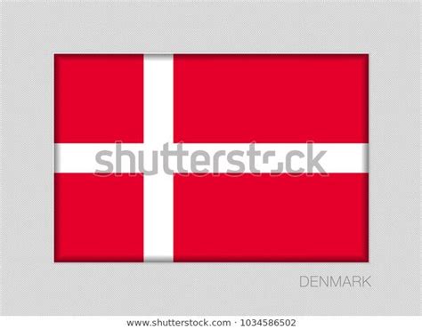 Flag Denmark National Ensign Aspect Ratio Stock Vector (Royalty Free ...