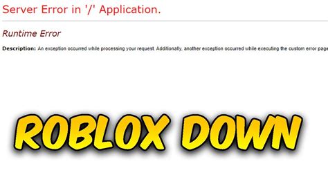 🔴 Roblox Is Down 🔴 Youtube