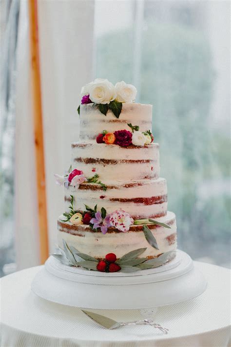 Vanilla Bean And Berry Naked Cake