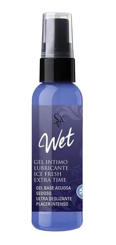 Gel Lubricante Efecto Frio Retardante Wet Ice Fresh Sexitive Mercadolibre