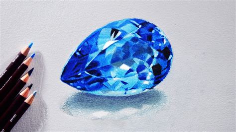 3d Gem Drawing