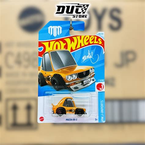 Ducstore Xe M H Nh Hry Hot Wheels Mazda Rx Tooned Basic Case