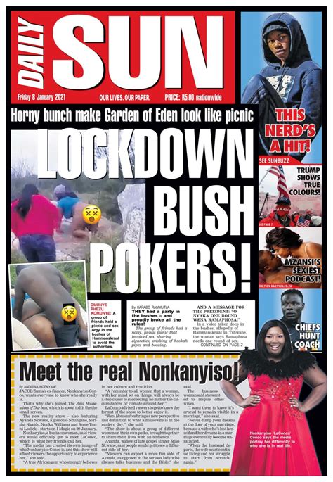 Get Digital Access To Daily Sun January 08 2021 Issue