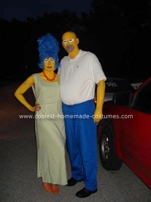 Original Homemade Homer and Marge Simpson Couple Costume | Couples costumes, Simpsons costumes ...