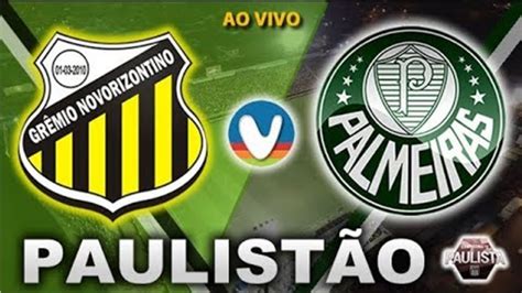 NOVO HORIZONTINO x PALMEIRAS AO VIVO HD PAULISTÃO 2019 QUARTAS DE