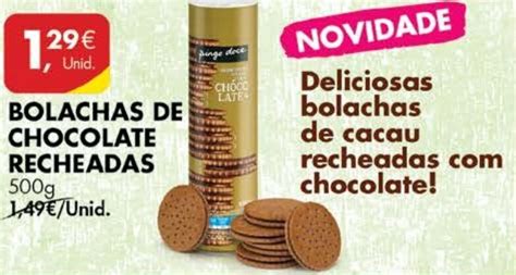 Promo O Bolachas De Chocolate Recheadas G Em Pingo Doce