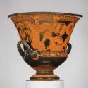 Mixing Bowl Calyx Krater Depicting Dueling Scenes From The Trojan War