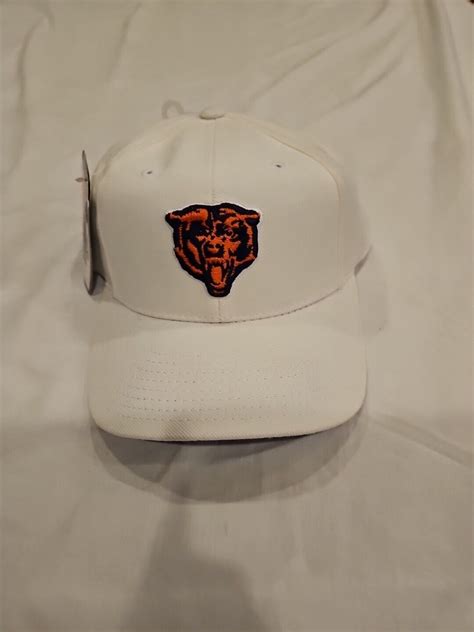 Nfl Licensed Chicago Bears Baseball Cap Hat White New W Tag Puma