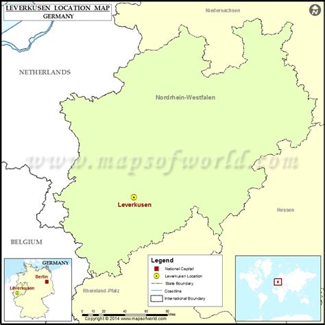 Leverkusen Germany Map / Germany Billsportsmaps Com : Location maps of ...