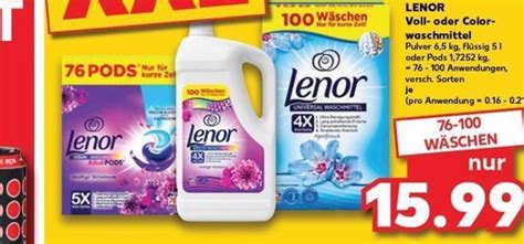 Lenor Voll Oder Color Waschmittel Tilbud Hos Kaufland