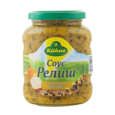 Купить соус kuhne релиш с огурцами и горчицей 350г с доставкой на дом в ...