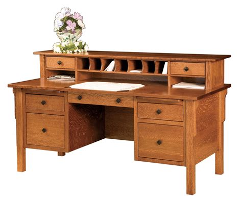 Centennial Desk | Amish Solid Wood Desks | Kvadro Furniture