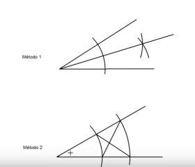 Red Magisterial Trazo de bisectriz con regla y compás 2 métodos