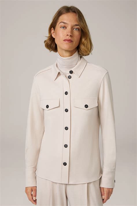 Crêpe Pussy Bow Blouse in Petrol Blue in the windsor Online Shop