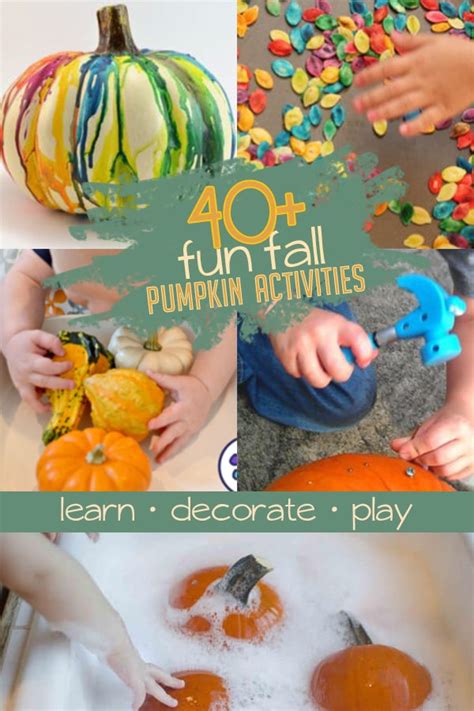 40+ Fun & Easy Fall Pumpkin Activities for Kids | Hands On As We Grow®