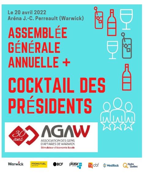 Assembl E G N Rale Annuelle Des Membres Et Cocktail Des Pr Sidents