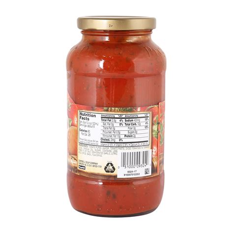 Prego Tomato Basil Garlic Sauce 680 g Online at Best Price | Lulu UAE