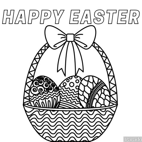 25 Free Printable Easter Coloring Pages For Kids And Adults Parade