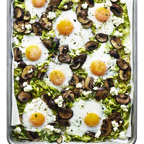 Baked Eggs With Leeks And Mushrooms Recipe Sunset Magazine