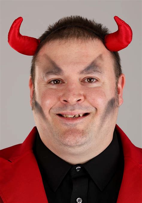 Plus Size Red Suit Devil Men's Costume | Scary Costumes