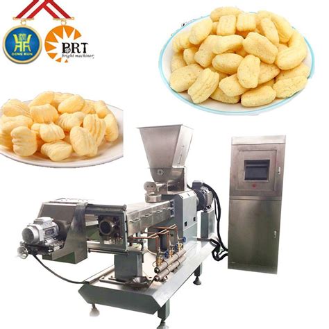 Puffed Corn Snacks Puff Food Processing Line Making Extruder Machine