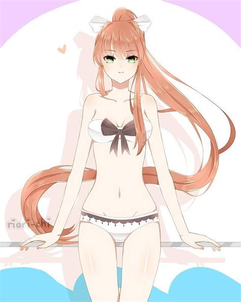 DDLC Swimming Part 4 (final) Just Monika. . . . #art # ...