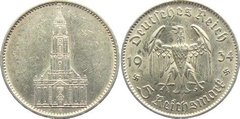 Drittes Reich Reichsmark F Garnisonskirche In Potsdam Vf Ma Shops