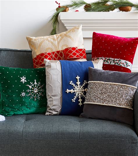 How To Embellish Holiday Pillows Joann