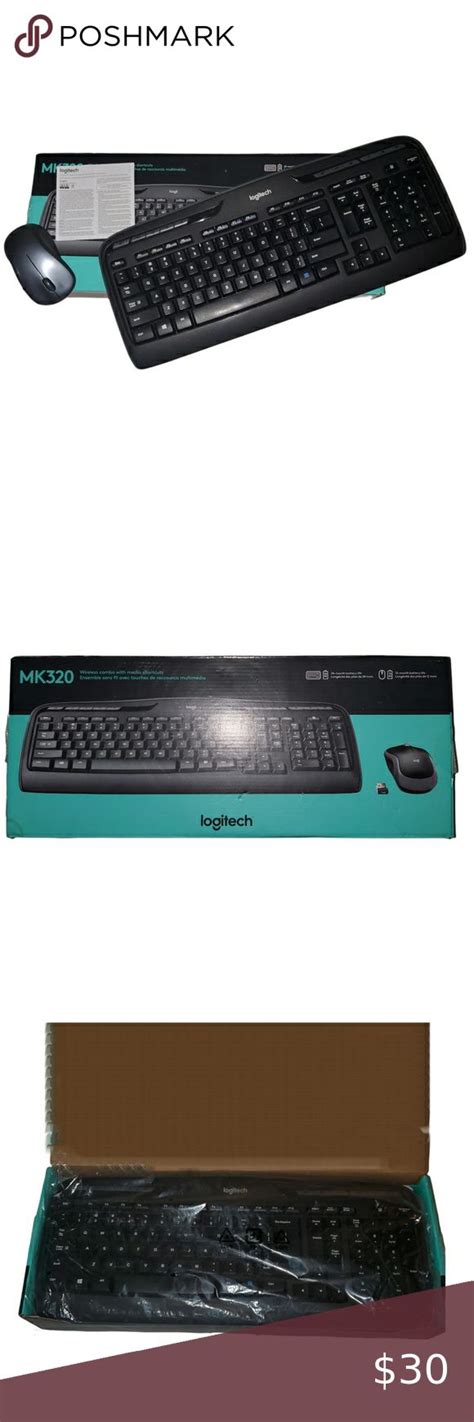 Logitech MK320 Wireless Keyboard & Mouse Combo | Logitech, Keyboard, Style