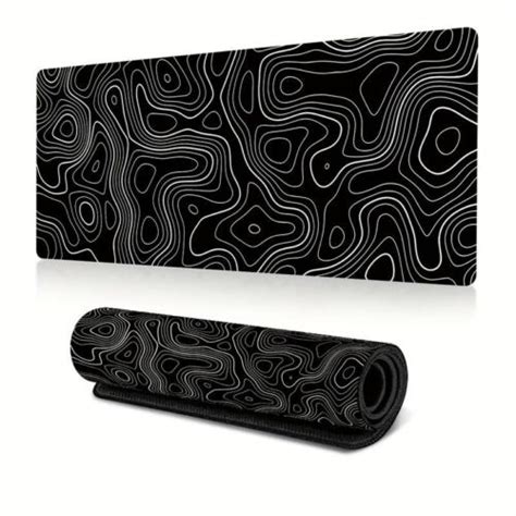 Topographic Gaming Mouse Pad Large Xl 800x300mm Nonslip Base Double