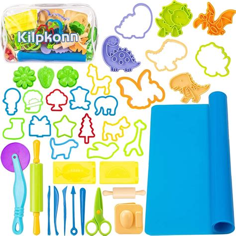 JOYIN Pâte à Modeler Accessoires 44 Pièces Play Dough pour Enfants