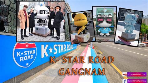 4K K Star Road In Gangnam Seoul Must Visit Spot For K Pop Fans