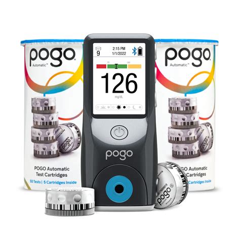 Buy POGO Automatic One Step Glucometer Starter Kit W Integrated Test