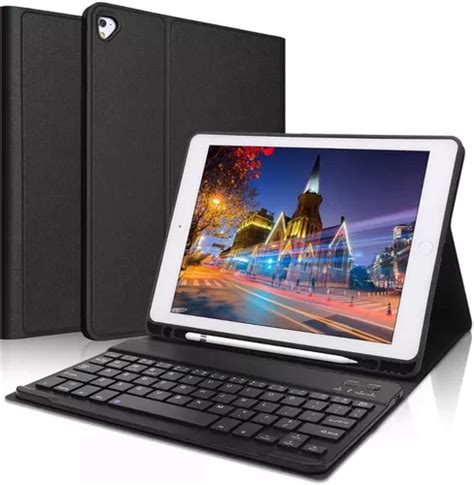 Capa Teclado Bluetooth C Slot Caneta IPad Pro Air3 10 5