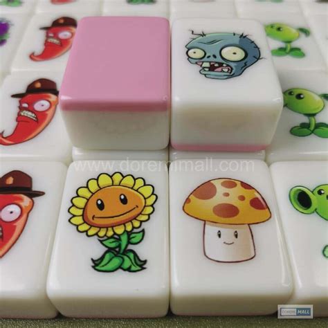 Seaside Escape Tile Game Plants Vs Zombies Blocks X Large Mahjong