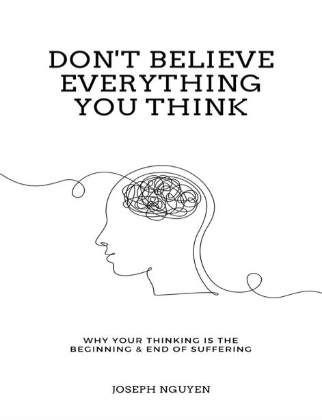 دانلود pdf ePub کتاب Dont Believe Everything You Think Joseph Nguyen