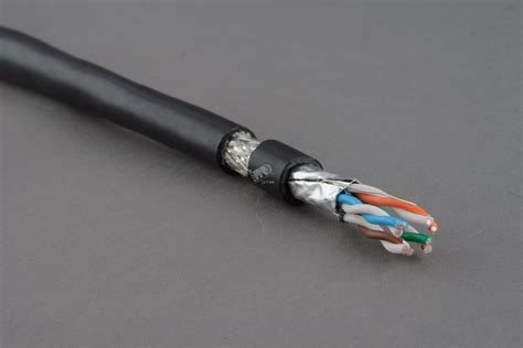 Витая пара экран SSTP S/FTP Cat.7 4 пары 22 AWG одножильный (500м ...