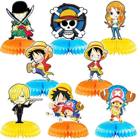 One Piece Birthday Party Centerpieces 3d Table Decorations