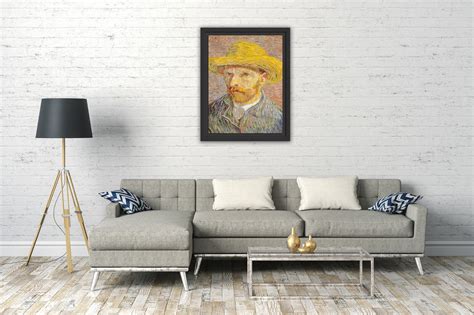 Kunstdruck Vincent Van Gogh Selbstbildnis Mit Strohhut EBay