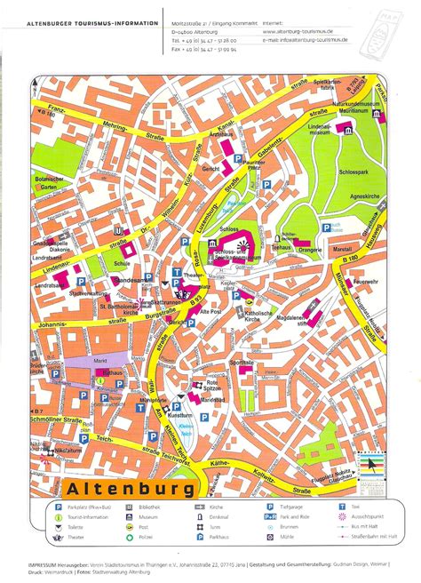 Guide To Bach Tour Altenburg Maps