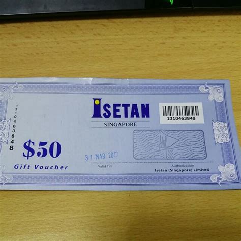 Isetan Voucher Tickets Vouchers Vouchers On Carousell