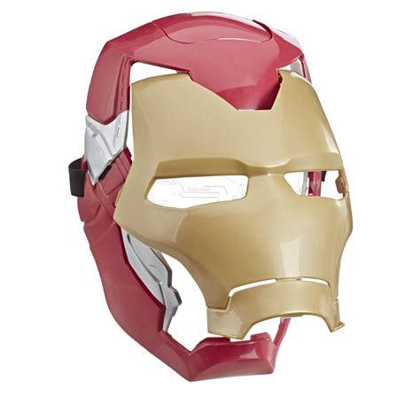 Avengers Marvel Iron Man Flip Fx Mask With Flip Activated Light Effects