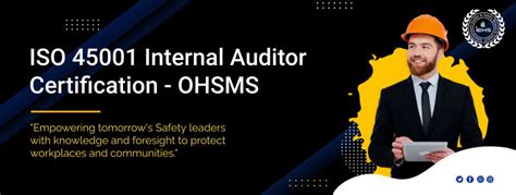 Iso Internal Auditor Course Ohsms