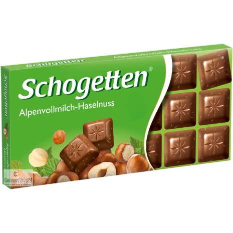 Schogetten Alpine Milk Chocolate With Hazelnuts