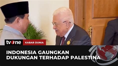 Presiden Palestina Puji Pidato Prabowo Di KTT Gaza Kabar Dunia TvOne