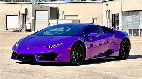 Purple Huracan Rlamborghini