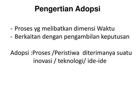 Modul Adopsi Difusi Dan Inovasi Dalam Penyuluhan Peternakan Ppt