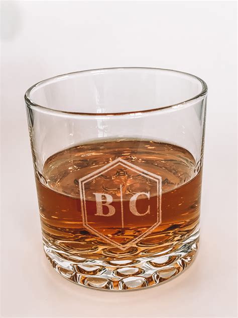 Personalized Whiskey Glass Laser Engraved Glasses Etsy