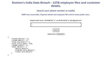 Domino S Data Breach Link How To Check What To Do If Your Data Is Leaked
